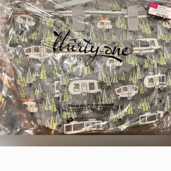 Thirty-One Pastel Polka Dot Baby Bag - Picture 2 of 2